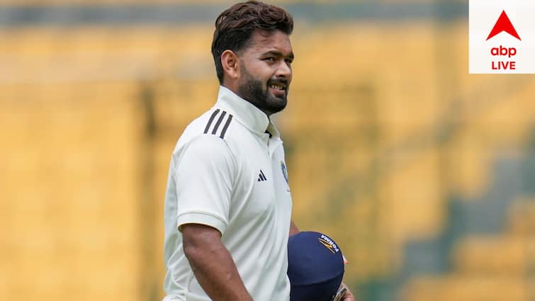 Duleep Trophy 2024 Rishabh Pant 34 ball fifty in duleep trophy get to know full story Rishabh Pant: দলীপ ট্রফিতে দুরন্ত অর্ধশতরান, লাল বলের ক্রিকেটে প্রত্যাবর্তনেই ঝড় পন্থের ব্যাটে