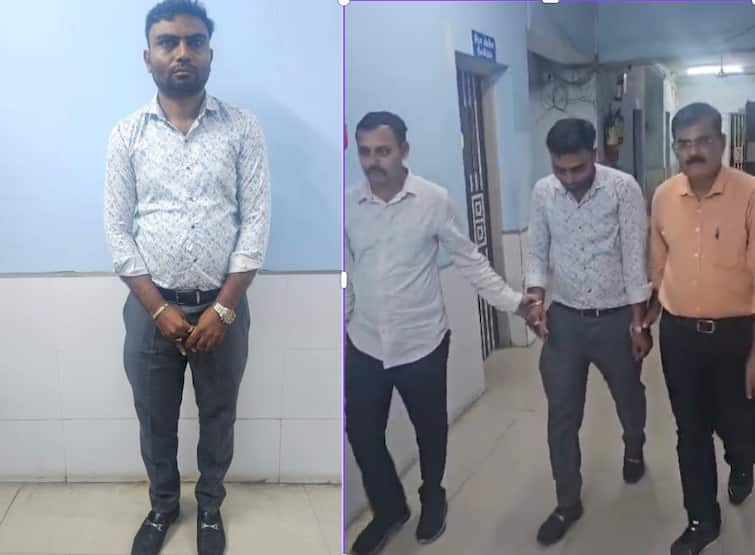 ACB arrested a man for taking bribe of 10 lakhs in Rajkot on behalf of Mumbai PI Rajkot: મુંબઈના PI વતી રાજકોટમાં 10 લાખની લાંચ લેતા વચેટિયાને ACB એ રંગેહાથ ઝડપી પાડ્યો