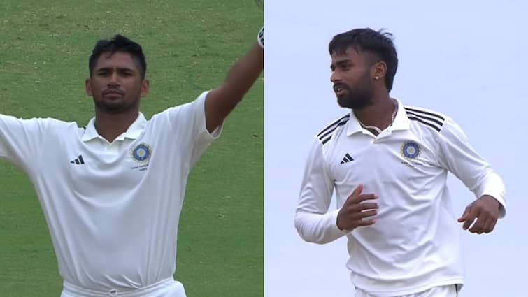 Duleep Trophy 2024 three uncapped player get chance in Indian Cricket Team for Bangladesh Test series Manav Suthar Musheer and Nitish IND vs BAN: दिलीप ट्रॉफी के इन 3 'अनकैप्ड' खिलाड़ियों की चमकेगी किस्मत? बांग्लादेश टेस्ट सीरीज में मौका मिलने की उम्मीद