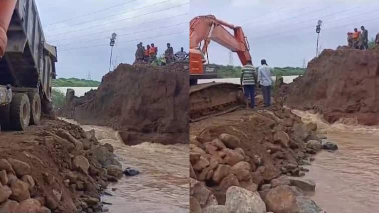 army and state officials completed budameru gandi burial latest news Budameru: బుడమేరు గండ్లు పూడ్చివేత - విజయవాడకు తప్పిన వరద ముప్పు