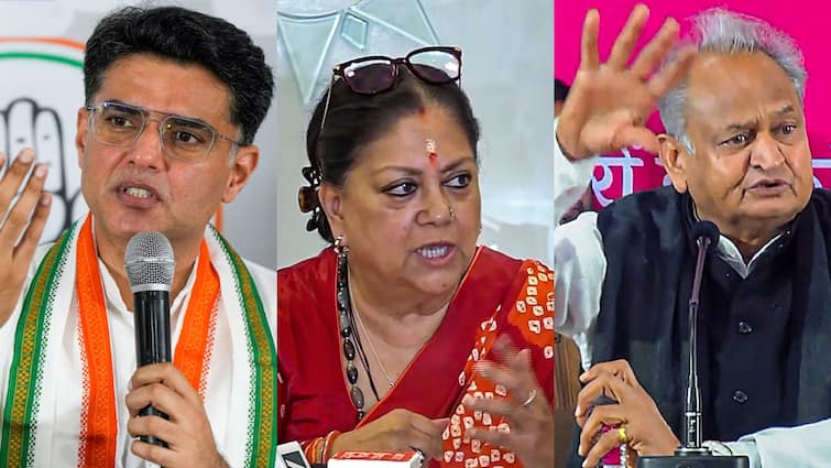 Ashok Gehlot Vasundhara Raje Sachin Pilot Hanuman Beniwal out of Limelight in Rajasthan Politics ANN राजस्थान की राजनीति के इन चर्चित चेहरों की नहीं हो रही है 'चर्चा', कई बड़े नाम शामिल