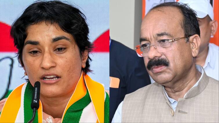 Chhattisgarh Deputy CM Arun Sao Reaction on Vinesh Phogat and Bajrang Punia joining Congress 'ये कांग्रेस की गोदी में...', विनेश फोगाट और बजरंग पूनिया के कांग्रेस में शामिल होने पर बोले छत्तीसगढ़ के डिप्टी CM अरुण साव