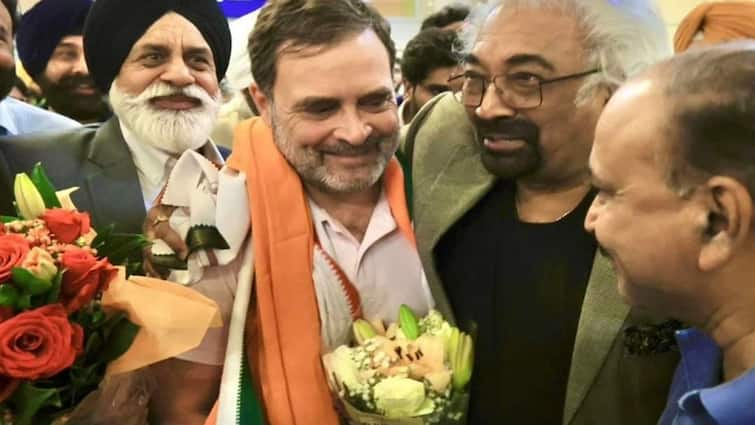 Congress leader Rahul Gandhi Gets Warm Welcome In America to meet NRI residents technocrats எதிர்க்கட்சி தலைவரான பிறகு முதல்முறையாக அமெரிக்கா சென்ற ராகுல் காந்தி.. பயங்கர பிளானா இருக்கே!