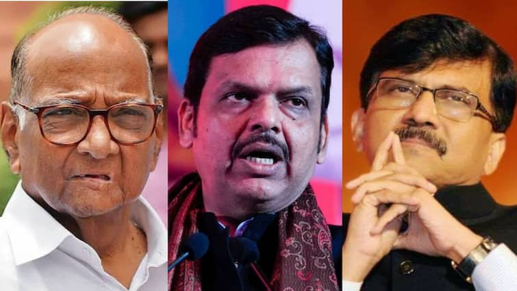 Sanjay Raut taunt to Devendra Fadnavis You will not know what is going on in Sharad Pawar s head for 100 births Maharashtra Politics Marathi News Sanjay Raut : 'शरद पवारांच्या डोक्यात काय चाललंय हे तुम्हाला 100 जन्म कळणार नाही', संजय राऊतांचा फडणवीसांना खोचक टोला