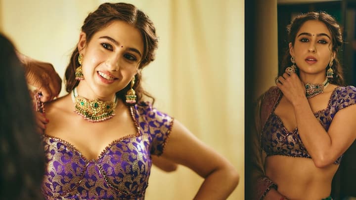 Sara Ali Khan Latest Photos : సారా అలీ ఖాన్ తన లేటెస్ట్ ఫోటోలను ఇన్​స్టాలో షేర్ చేసింది. ట్రెడీషనల్​ లుక్​లో సారా చాలా అందంగా కనిపించింది.