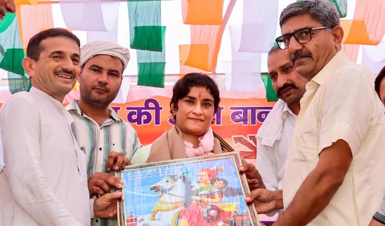 Haryana Assembly election Wrestler-turned-politician Vinesh Phogat Congress olympic setback 'Those Happy Over My Olympic Setback...': Vinesh Phogat In Her Maiden Political Rally After Joining Congress