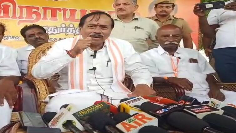 H. Raja says Dravidians are those who have lived a degraded life thats why they are angry with Valluvar - TNN இழிந்த வாழ்க்கை வாழ்ந்தவர்கள்தான் திராவிடர்கள்.. வள்ளுவர் மீது கோபம் வருகிறது - எச். ராஜா பேச்சு