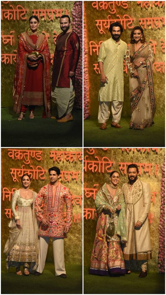 अंबानी गणेश दर्शन पर इन सेलेब जोड़ियों ने लगाए चार चाँद, देखें फोटोज