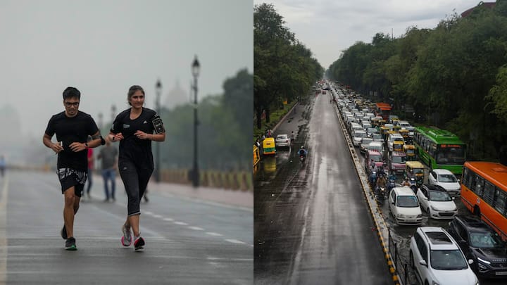 Delhi Weather Update: दिल्ली में लगातार बारिश की वजह से मौसम कूल-कूल हो गया है. मौसम विभाग (IMD) ने अगले पांच दिनों तक लगातार गरज के साथ बारिश की संभावना जताई है. इस दौरान तेज हवाएं भी चल सकती है.