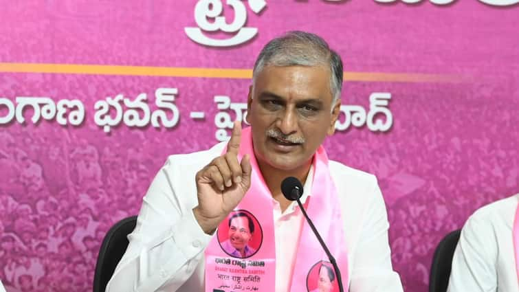 BRS leader Harish Rao criticised cm revanth reddys comments on youtubers Harish Rao: సీఎం రేవంత్ రెడ్డిని గద్దె దించడం వారికి పెద్ద విషయమేమీ కాదు: హరీష్ రావు