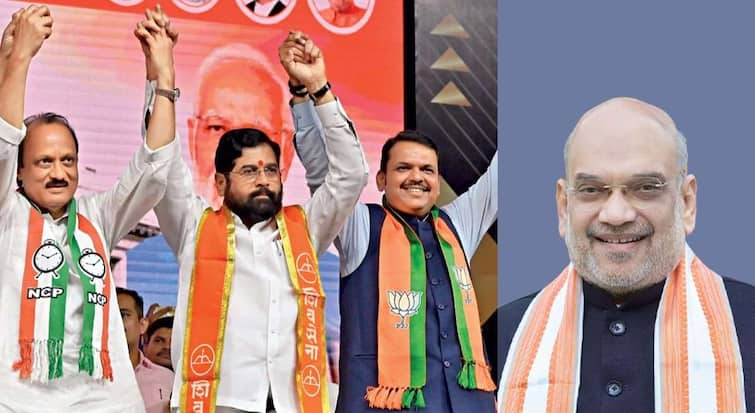 Maharashtra Assembly Election 2024 Mahayuti Seat Sharing meeting in presence of Amit Shah at mumbai Maharashtra Politics Mahayuti : अमित शाहांच्या उपस्थितीत महायुतीचे राजकीय खलबतं; जागा वाटपावर आज शिक्कामोर्तब होणार?