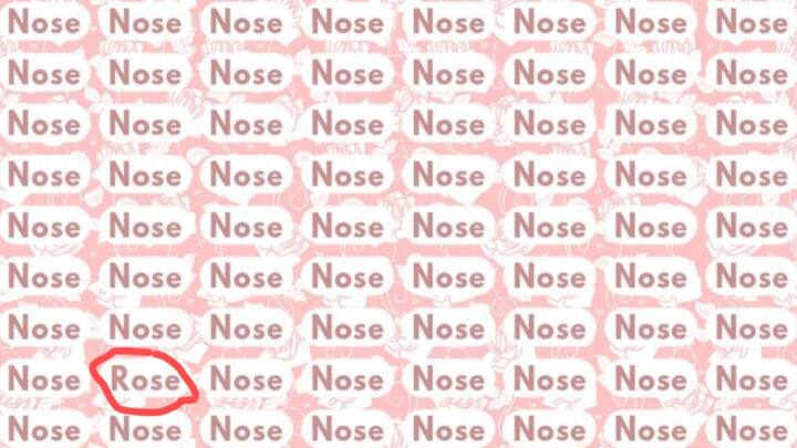 अगर आप इसे अब भी तलाश नहीं कर पाए हैं तो हम आपको इसका जवाब देने जा रहे हैं, तस्वीर के दूसरे कॉलम के 8 वें स्थान पर यह शब्द छिपा हुआ है. जो भी इसे 12 सेकंड में खोज पाया उसे बहुत बहुत बधाई.