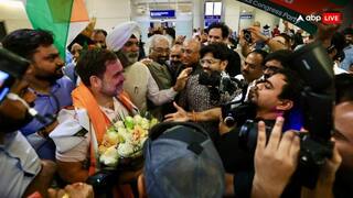 Rahul Gandhi in USA: When Rahul Gandhi reached America, he was welcomed with a puja thali and roses at the airport, people started chanting 'India-India' slogans