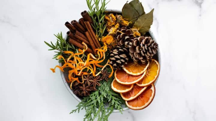 4. Potpourri with Essential Oils – Potpourri, which is primarily made up of dried flowers and spices mixed with herbs, takes on another dimension when it is enriched with oil essence. Put oil in potpourri and use it in your bedroom to help you sleep. Not only will it serve its purpose of making the space more pleasant, but more importantly, the rather mild aroma will help and tell your body that it is time to leave the day behind. (Image Source: Pinterest/abeautifulmess_)