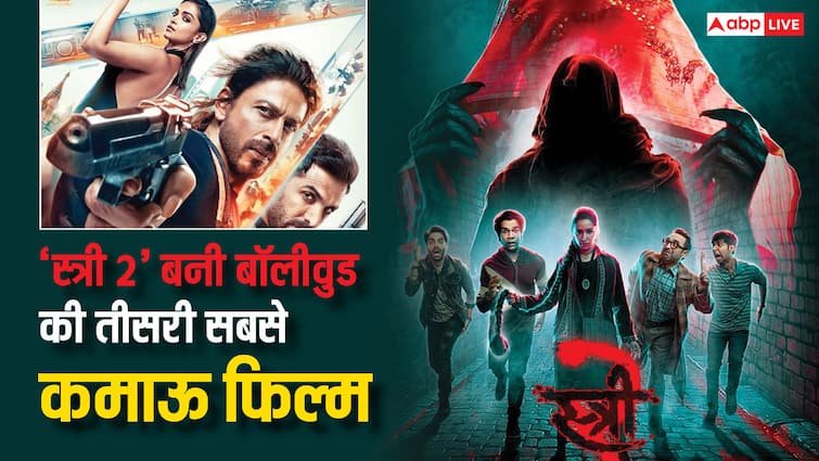 Stree 2 Box Office Collection Day 25 shraddha kapoor film beats pathan becomes 3rd highest grossing movie of bollywood Stree 2 BO Collection Day 25: 'स्त्री 2' बनी बॉलीवुड की तीसरी सबसे कमाऊ फिल्म, 25वें दिन तोड़े 5 बड़े रिकॉर्ड