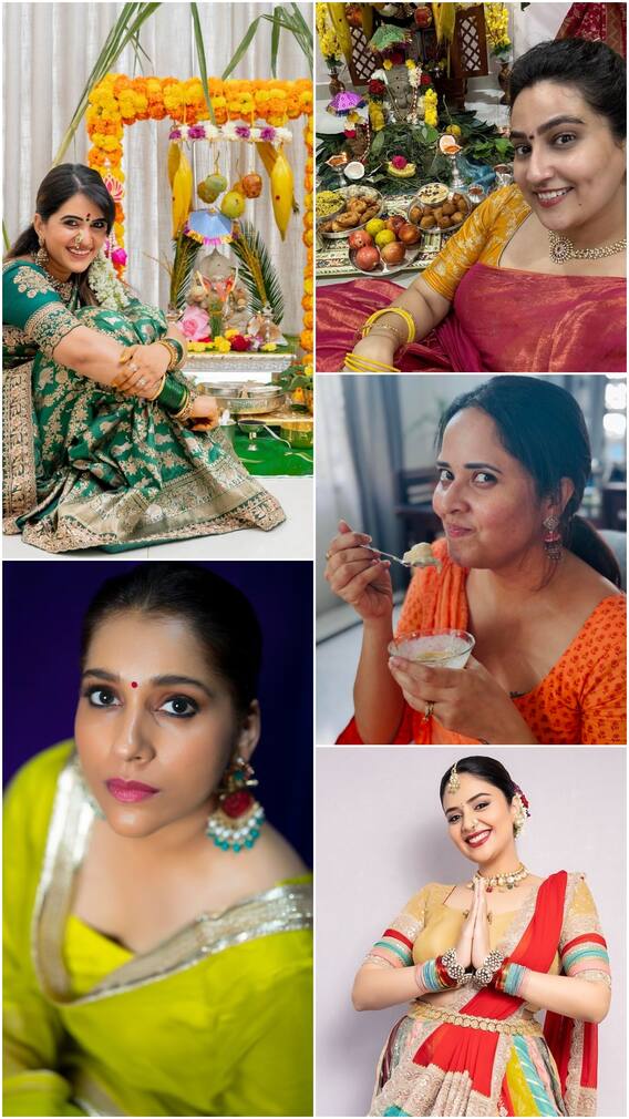 టీవీ స్టార్స్, యాంకర్స్ @ గణేష్ చతుర్థి