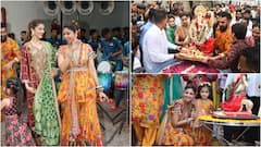 Shilpa Shetty - Ganesh Visarjan 2024: డ్రమ్స్ కొట్టి, అమ్మాయితో డ్యాన్స్ చేసి... గణేష్ నిమజ్జనంలో శిల్పా శెట్టి ధూమ్ ధామ్ సందడి