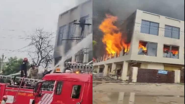 Delhi massive fire broke out in Ranhaula create panic Delhi Fire: दिल्ली के रनहौला में लगी भीषण आग, मौके पर पहुंचीं 25 गाड़ियां, मचा हड़कंप 