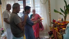 गणपति दर्शन के लिए बहन के घर पहुंचे आमिर खान, आरती कर लिया बप्पा का आशीर्वाद, देखें तस्वीरें