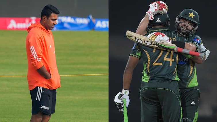 Pakistani opener Ahmed Shehzad take a dig on his team by replying Indian Spinner Ravichandran Ashwin Watch video 'आप परेशान मत हो, यहां...', रविचंद्रन अश्विन को जवाब देते हुए पाकिस्तानी ओपनर ने अपनी टीम की उड़ा दी धज्जियां