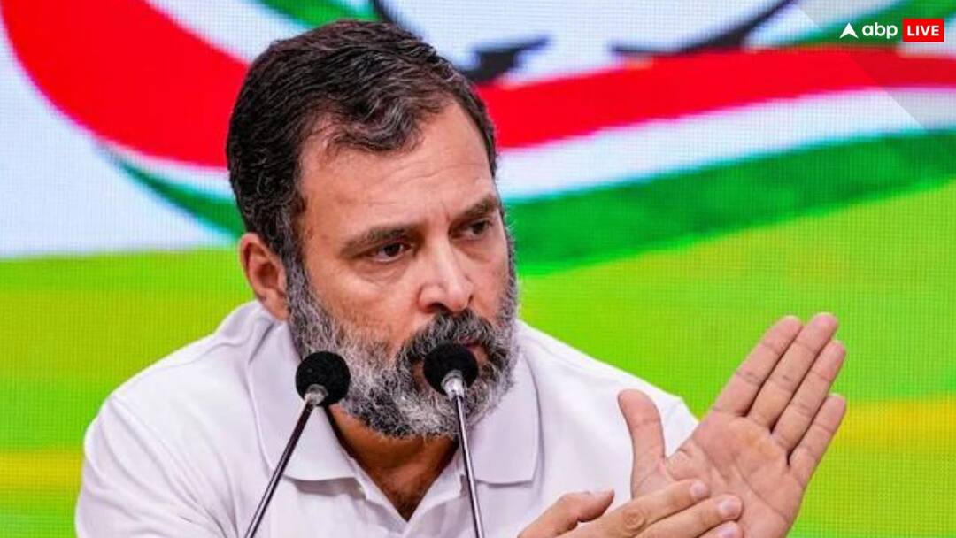 Indian Overseas Congress Chairman Sam Pitroda said Rahul Gandhi is not Pappu he is highly educated Rahul Gandhi America Visit: सामने बैठे थे राहुल गांधी तभी अचानक मंच पर बैठे कांग्रेस नेता बोले- पप्पू...'