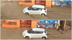 Family Rescued From Car Stuck In Flood Waters In Uttarakhand's Haldwani: Watch
