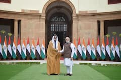 Abu Dhabi Crown Prince Plants Sapling At Rajghat In Tribute To Mahatma Gandhi’s Legacy — IN PICS