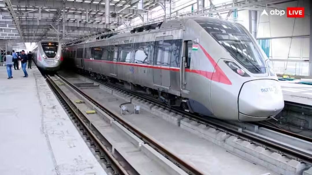 Namo Bharat : मेरठ साउथ स्टेशन पर लोगों ने किया जोरदार हंगामा, एक घंटे देरी से पहुंची थी रैपिड रेल Meerut South Station People created a ruckus Rapid Rail arrived one hour late ann Namo Bharat : मेरठ साउथ स्टेशन पर लोगों ने किया जोरदार हंगामा, एक घंटे देरी से पहुंची थी रैपिड रेल