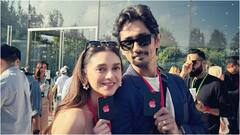 Siddharth Aditi Rao Hydari: యాపిల్ ఈవెంట్‌లో లవ్ బర్డ్స్... టిమ్ కుక్‌తో సిద్ధూ, అదితి రావ్ హైదరి