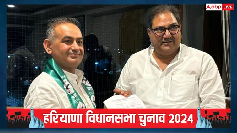 Abhay Chautala INLD gave ticket to Surendra Singh Lather against Vinesh Phogat Haryana Assembly Election 2024 अभय चौटाला ने विनेश फोगाट के सामने उतारा उम्मीदवार, आज ही BJP से आए नेता को दिया टिकट