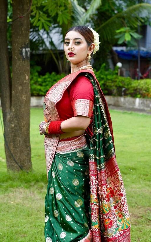 ગણેશોત્સવમાં અંકિતાનો મરાઠી મહિલા લૂક વાયરલ