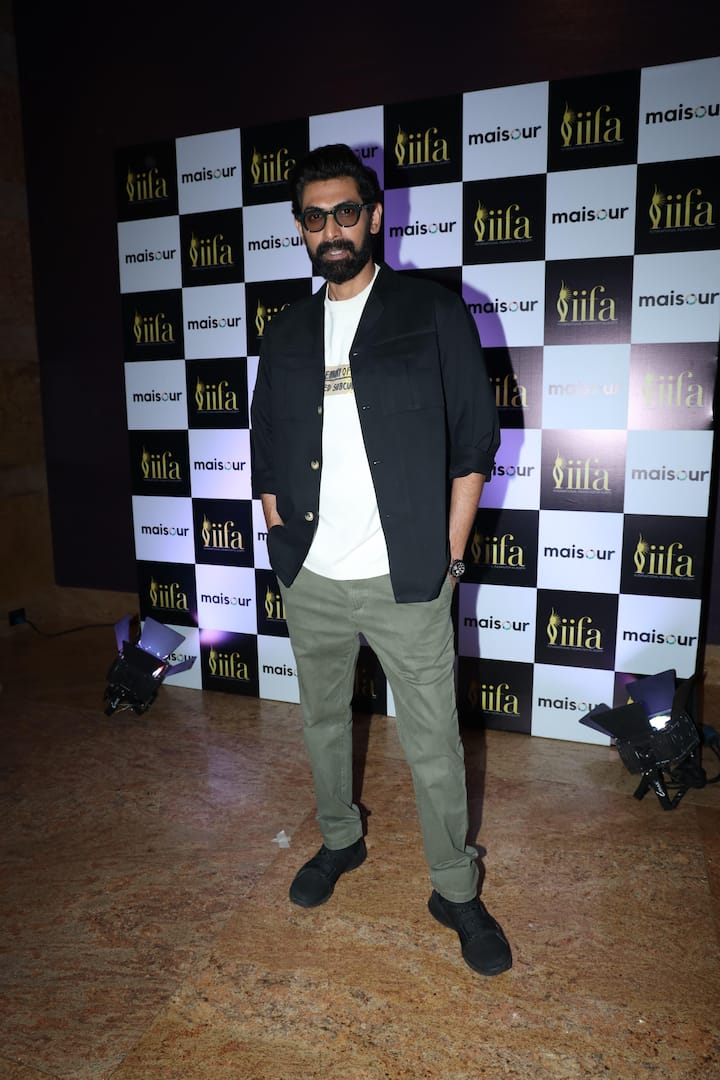 Rana Daggubati arrived in a casual yet chic look. The actor added shades to complete his stylish look.