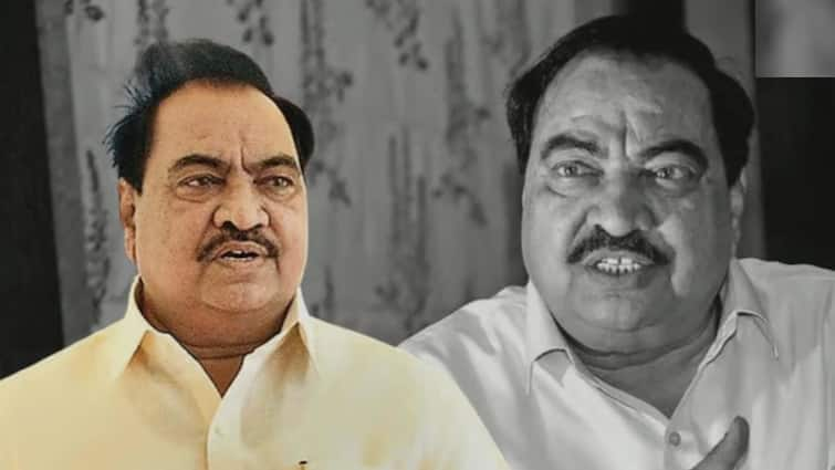 Eknath Khadse on BJP party Entry and resign ncp Sharad pawar group bjp Maharashtra Politics Eknath Khadse: माझ्या भाजप प्रवेशाला दिल्लीचा हिरवा कंदील पण राज्यातील नेत्यांचा विरोध, एकनाथ खडसेंनी सांगितलं वाट रोखणाऱ्या नेत्यावर म्हणाले..