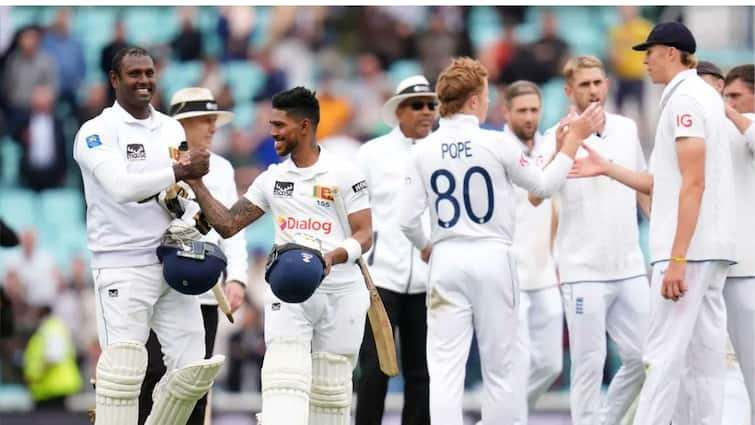 Sri Lanka attain historic Test win in England after 10year wait at Oval in London Sri Lanka Won On England: 10 ఏళ్ల తర్వాత లంక గెలుపు, 144 ఏళ్ల టెస్ట్ చరిత్రలో ఒకే బ్యాటర్‌