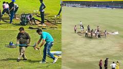 पीने का पानी और शौचालय की सुविधा नहीं, अब बीच मैच में खोद दिया मैदान