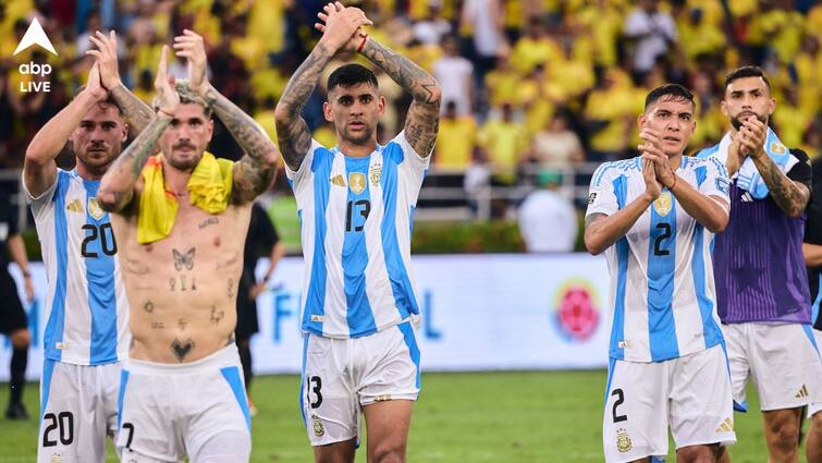 Argentina vs Colombia controversial penalty under scanner as Argentina lost to Colombia in FIFA World Cup Qualifying Round Argentina vs Colombia: কাঠগড়ায় বিতর্কিত পেনাল্টি! শেষ হাসি কলম্বিয়ার, পাঁচ বছরে তৃতীয় পরাজয় আর্জেন্তিনার