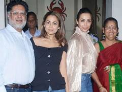 वडील सहाव्या मजल्यावरुन ज्या ठिकाणी कोसळले, तेथेच लेक थांबली; अमृता अरोरा ढसाढसा रडली, Photo's