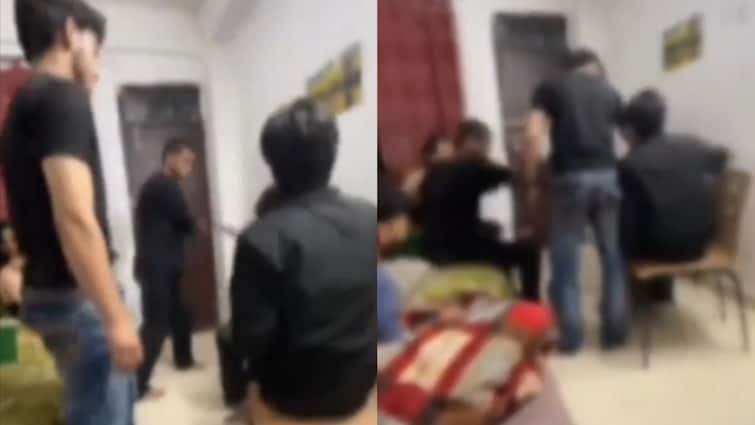 Solan news Junior Student Thrashed, Whipped By Seniors For Refusing Liquor 3 Held Ragging video Solan: Junior Student Thrashed, Whipped By Seniors For Refusing Liquor, 3 Held For Ragging— On Cam