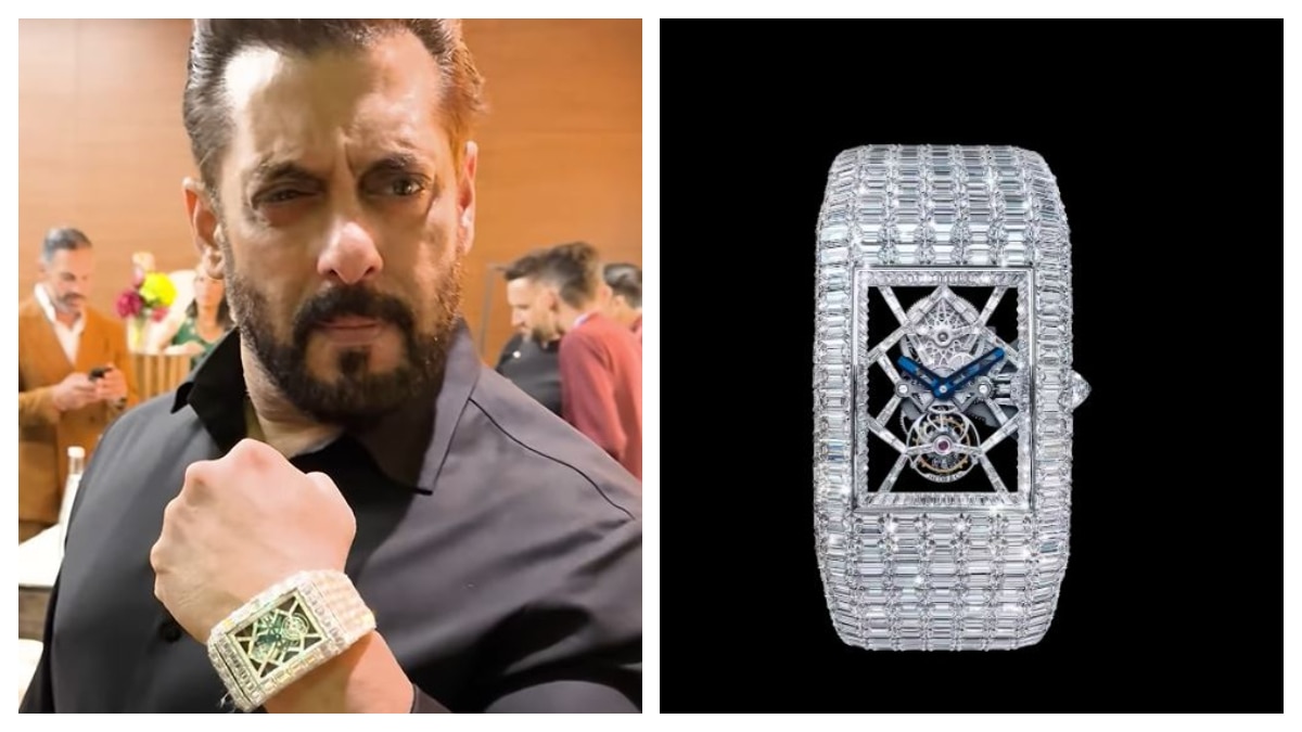 Salman Khan Wears A Watch With 714 Diamonds. Guess The Price Of The Watch