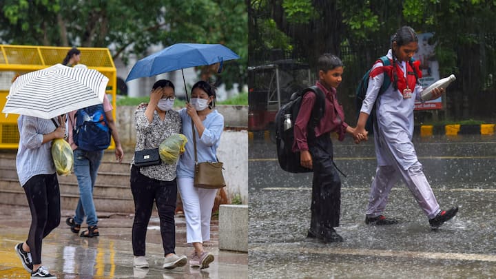 Delhi Weather Update: मौसम विभाग (IMD) ने दिल्ली एनसीआर में बुधवार के लिए येलो अलर्ट जारी किया है. अगले चार दिनों तक राष्ट्रीय राजधानी में लगातार भारी बारिश (Rain) का अनुमान है.