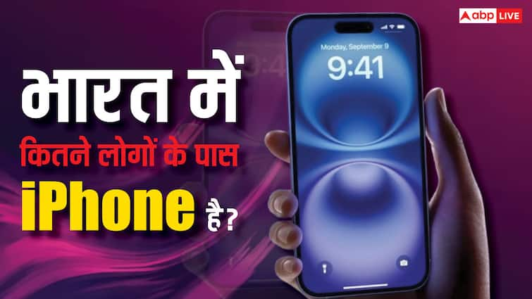 How many people have iPhone in India till the launch of iPhone 16 Series in 2024 iPhone 16 के लॉन्च तक भारत में कितने लोगों के पास आईफोन है? चौंका देंगे ये आंकड़े