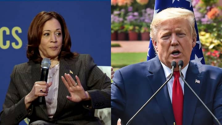 Trump Harris Presidential Debate: अमेरिकी राष्ट्रपति चुनाव के उम्मीदवार डोनाल्ड ट्रंप और भारतीय मूल की कमला हैरिस के बीच प्रेसिडेंशियल डिबेट शुरू हुई, जिसमें ट्रंप ने विवादित बयान दिया.