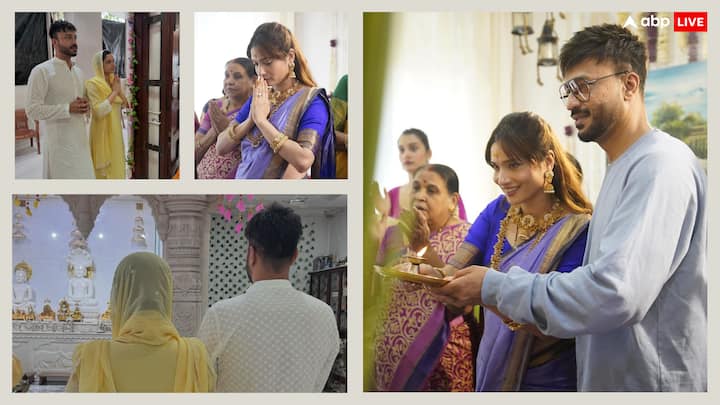 Ankita Lokhande Gauri Ganpati Puja: अंकिता लोखंडे ने पूरी फैमिली के साथ गौरी गणपति की पूजा की है. इसके बाद वे अपने पति विक्की जैन के साथ जैन मंदिर भी पहुंची थीं जिसकी तस्वीरें उन्होंने शेयर की हैं.