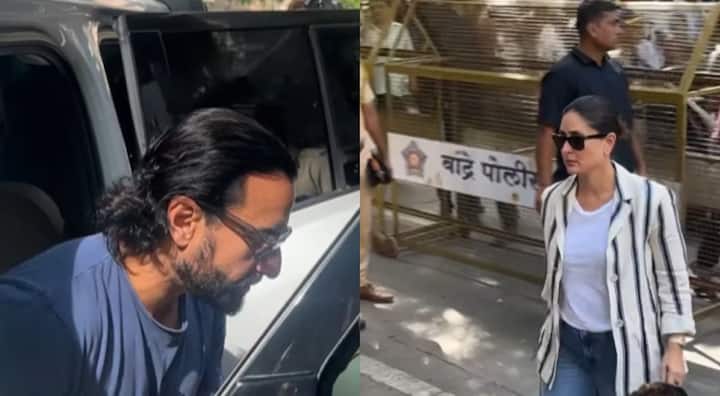 करीना कपूर भी अपनी बेस्ट फ्रेंड मलाइका को सहारा देने उनके घर पहुंचीं. वहीं सैफ अली खान भी मौके पर मौजूद रहे.