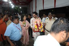 Ranbir Kapoor Ganpati Visarjan: અભિનેતા રણબીર કપૂરે આલિયા વગર કર્યું ગણપતિ વિસર્જન, જુઓ તસવીરો