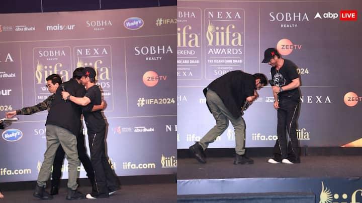 Rana Daggubati Touches SRK Feet: शाहरुख खान और करण जौहर ने आईफा 2024 का एक इवेंट होस्ट किया. जिसमें साउथ के स्टार राणा दग्गुबाती भी पहुंचे थे.