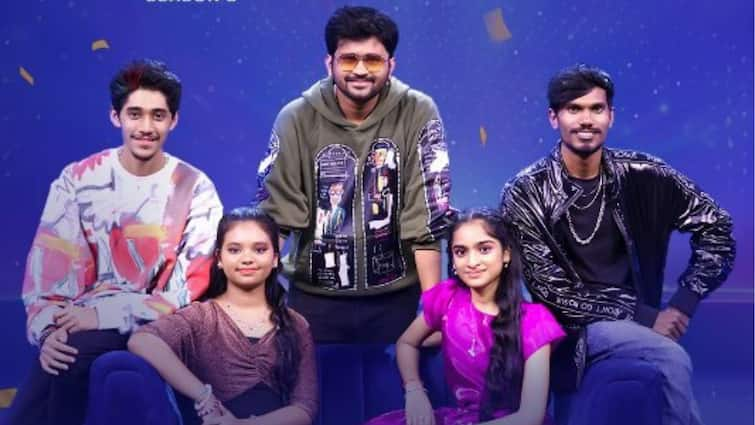 Telugu Indian Idol Season 3 Semi Finale Promo Thaman performs veena song from Indra on stage Watch Video Telugu Indian Idol 3: వీణ స్టెప్పేసిన త‌మ‌న్... పాట‌ల‌తో అద‌ర‌గొట్టిన కంటెస్టెంట్లు - క్రేజీగా తెలుగు ఇండియ‌న్ ఐడ‌ల్ 3 ప్రీ ఫినాలే ప్రోమో