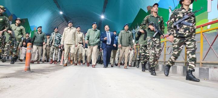 Late Tuesday night, Deputy Commissioner of Shimla district Anupam Kashyap and Superintendent of Police of Shimla district Sanjeev Gandhi reached the spot and took stock of the security arrangements. During this, the police personnel also marched here.