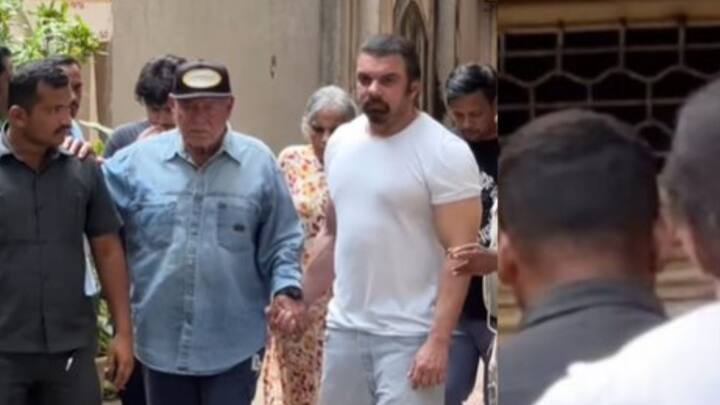 আরবাজের তরফ থেকে গোটা পরিবার এদিন মালাইকার পাশে দাঁড়ান। অসুস্থ শরীরে এসে পৌঁছন সেলিম খান, সালমা খান। সোহেল খান, তাঁর ছেলে নির্বাণ এসে পৌঁছন একসঙ্গে।