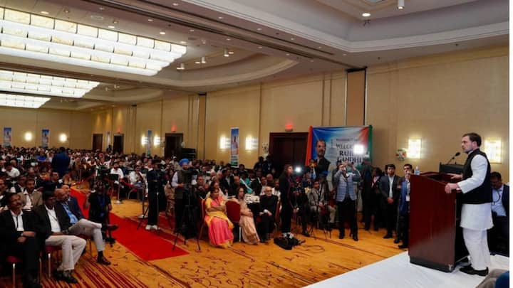 The MP from Rae Bareli once again raked up the India-China border issue and alleged that Prime Minister Narendra Modi didn't handle China well. He alleged that the media doesn't like to write about the development. (Image credit: X@INCIndia)